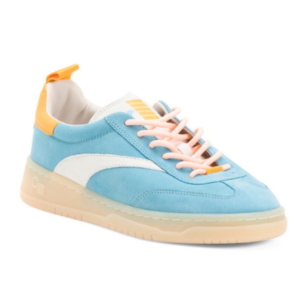 Women's Blue and White Sneakers